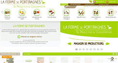 Desktop Screenshot of lafermedeportiragnes.com